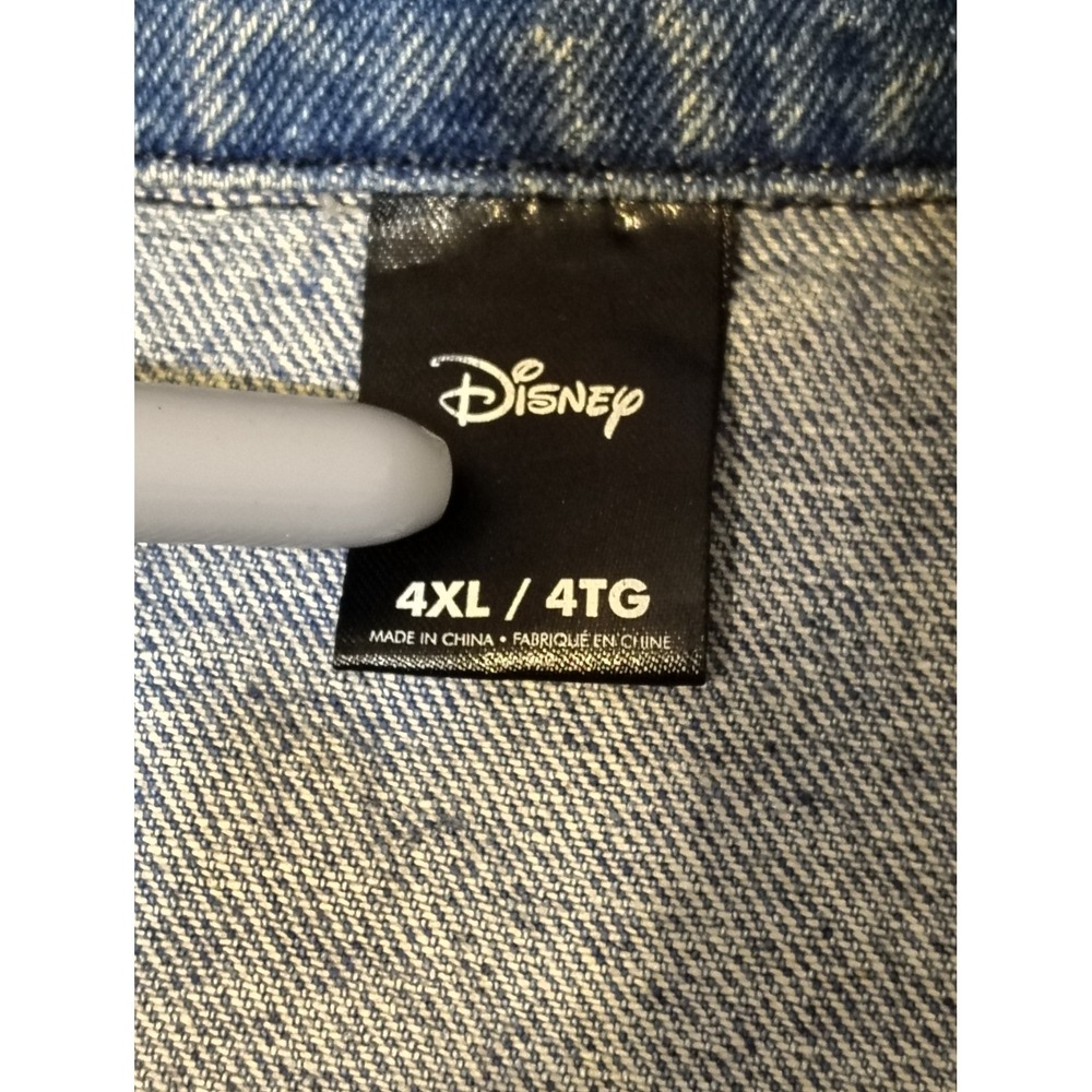 Cakeworthy Disney‎ Aladdin Adult 4XL Jean Vest Genie Friends Like Me Tour 92 - Picture 5 of 8